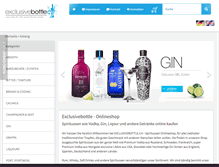 Tablet Screenshot of exclusivebottle.ch